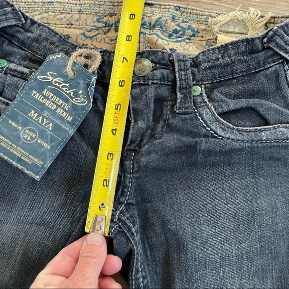 Stitch’s Maya Buffalo button country girl jeans 24 - Picture 5 of 9